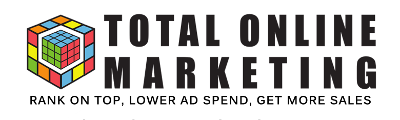 total online marketing logo rank on top lower ad spend get more customers